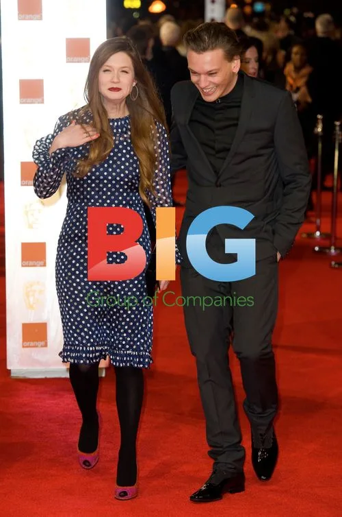 Bonnie Wright and Jamie Campbell Bower at 2012 BAFTA Awards