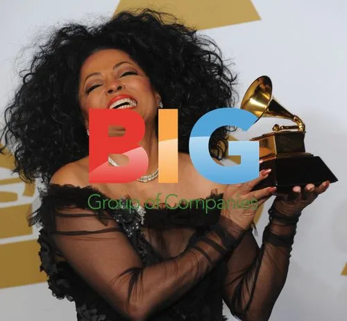 Diana Ross Backstage at Grammys