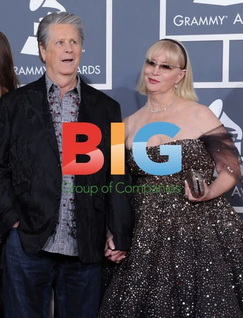 Brian Wilson and Melinda Wilson at the 54th GRAMMYs