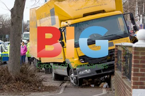 Lorry Crashes Into Garden Wall