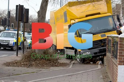 Lorry Crashes into Garden Wall
