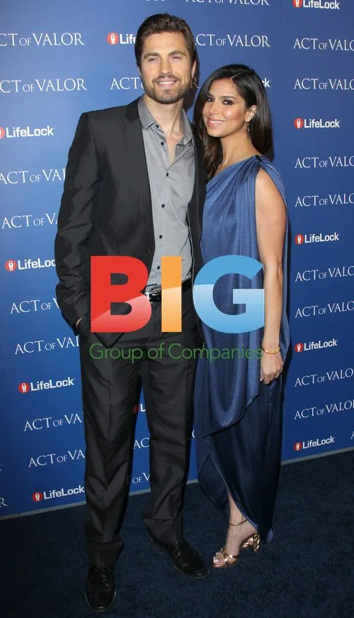 Eric Winter and Roselyn Sanchez at 'Act Of Valor' premiere