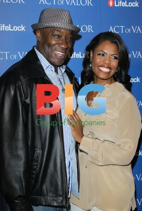Michael Clarke Duncan and Omarosa at 'Act Of Valor' Premiere