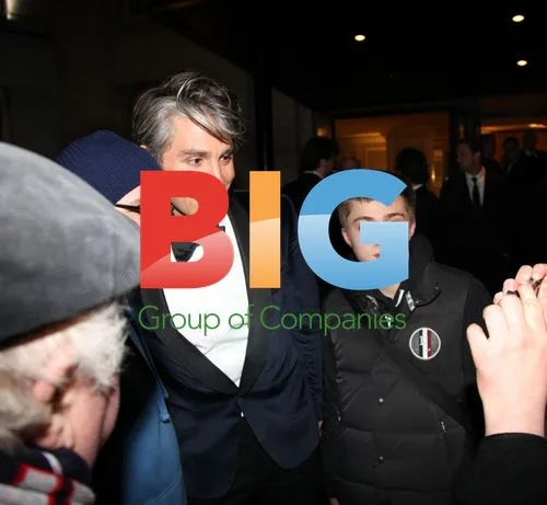 George Lamb Leaving BAFTA Awards