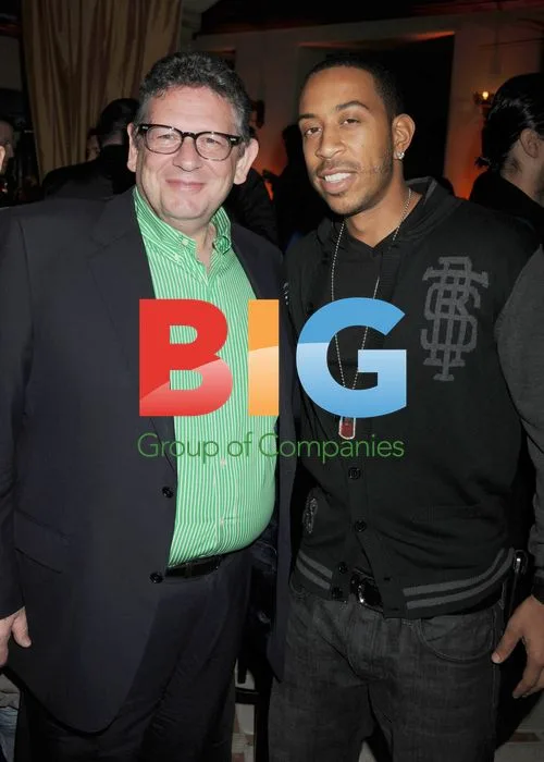 Lucian Grainge and Ludacris at UMG Grammys Reception