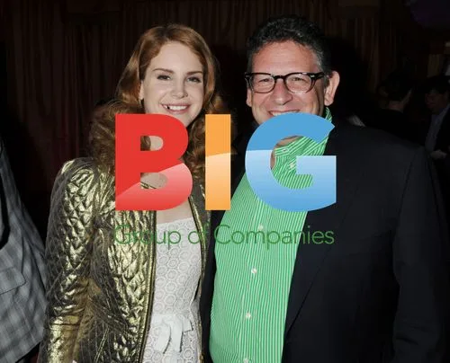 Lana Del Rey and Lucian Grainge at UMG Grammys Party
