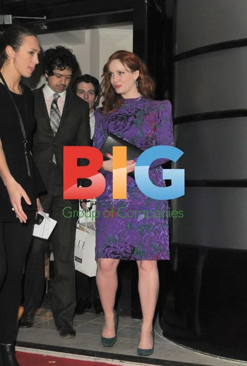 Christina Hendricks and Geoffrey Arend at ELLE Style Awards
