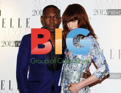 Florence Welch and Dizzee Rascal at 2012 ELLE Style Awards