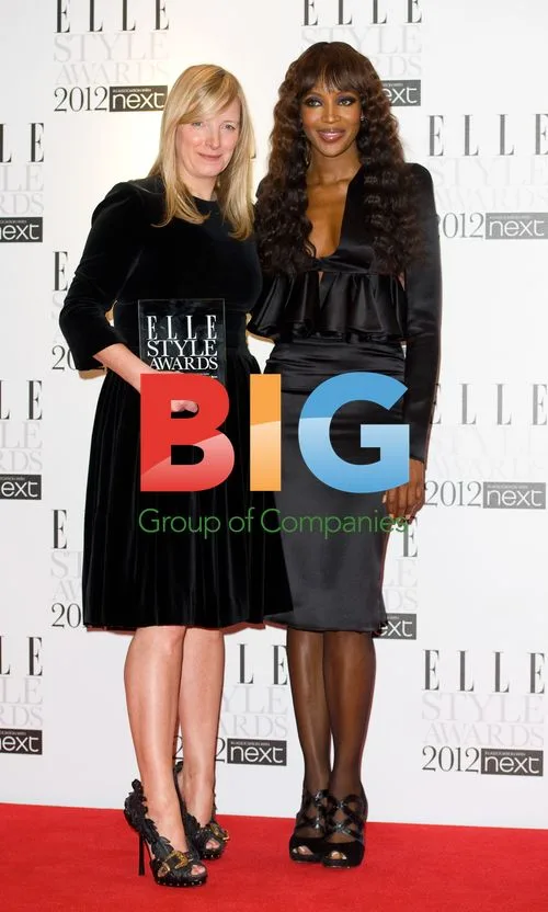 Sarah Burton and Naomi Campbell at 2012 ELLE Style Awards