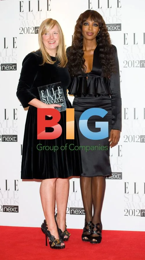 Sarah Burton and Naomi Campbell at ELLE Style Awards
