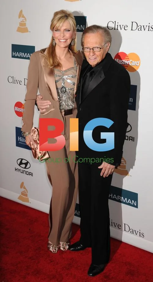 Larry King and Shawn Southwick at Pre-GRAMMY Gala