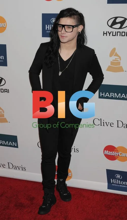 Skrillex at 2012 Pre-GRAMMY Gala