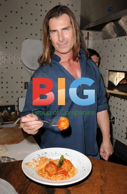 Actor Fabio Lanzoni at Sorrisi Restaurant