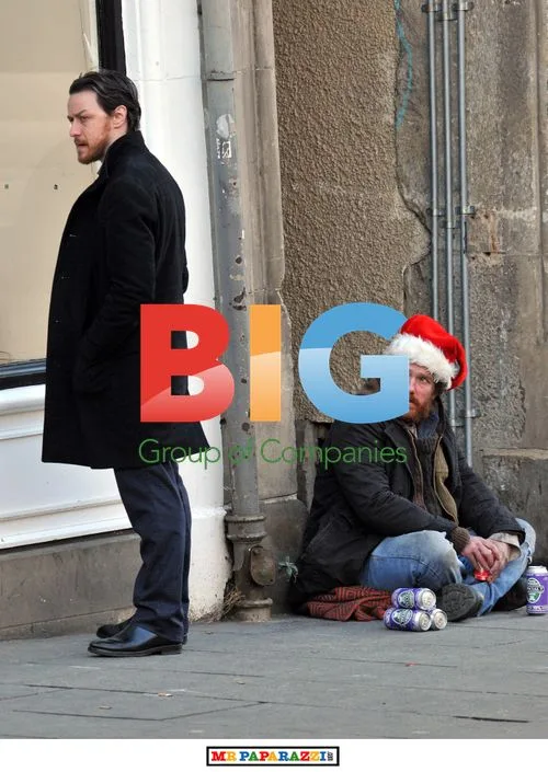 James McAvoy and Joanne Froggatt on Filth set