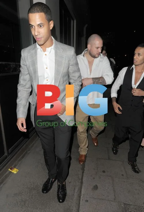 JLS Members Marvin and Aston Nightout