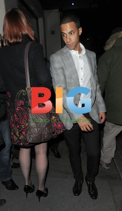 JLS Members Marvin and Aston Out in London