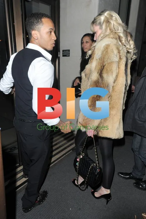 JLS Members Marvin and Aston on Nightout in London