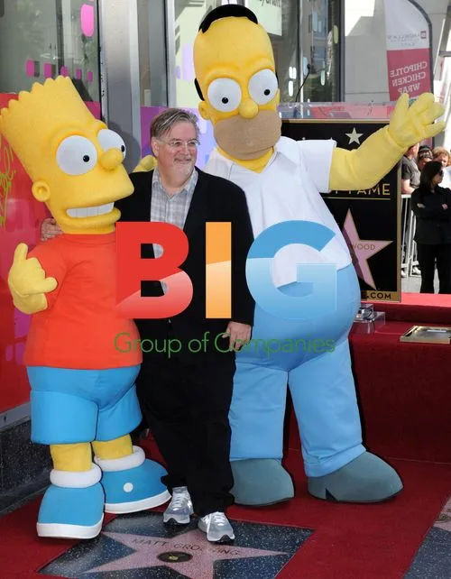 Matt Groening honored on Hollywood Walk of Fame
