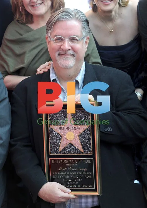 Matt Groening Honored with Star on Hollywood Walk of Fame