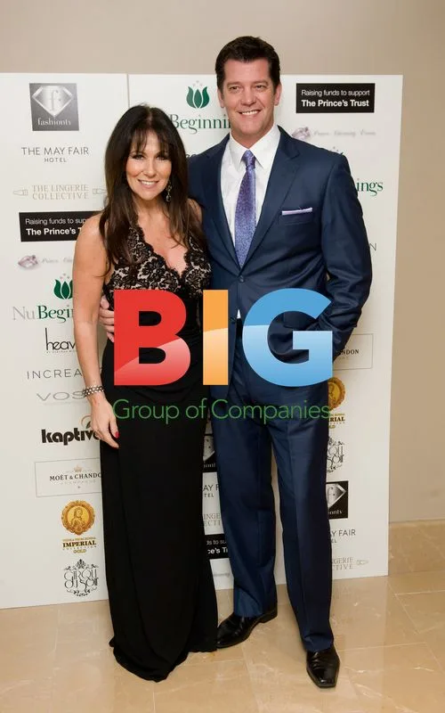 Linda Lusardi & Sam Kane at Princes Valentines Ball