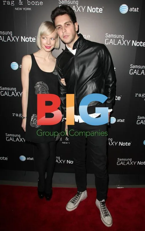 Erin Featherston and Gabe Saporta at Samsung Fashion Event