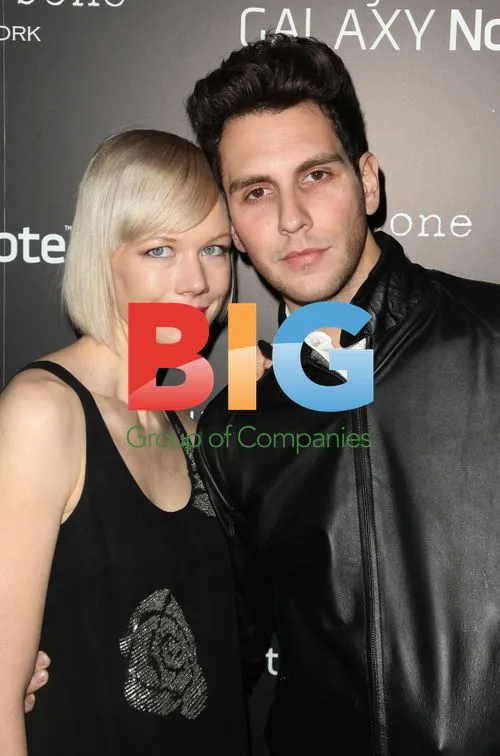 Erin Featherston and Gabe Saporta at Samsung Galaxy Fashion Event