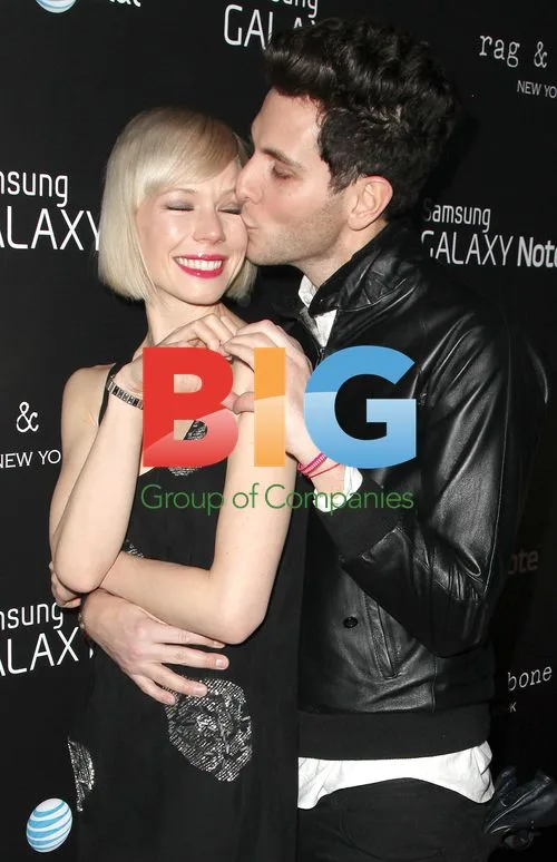 Erin Featherston and Gabe Saporta at Samsung Fashion Party