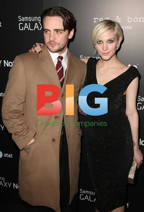 Vincent Piazza and Ashlee Simpson at Samsung Galaxy Event