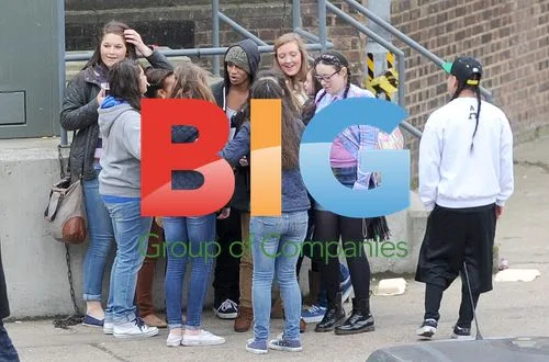Little Mix, Kitty Brucknell and JLS arrive for X Factor rehearsals