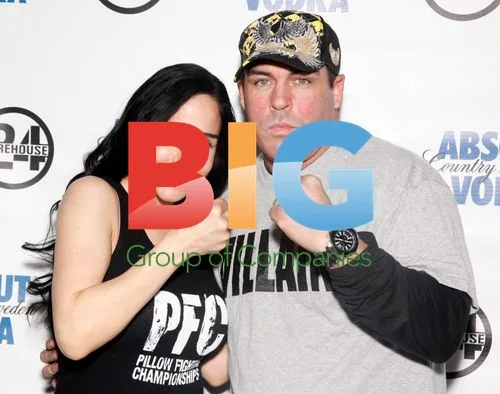 Octomom and Damon Feldman at Pillow Fighting Press Conference