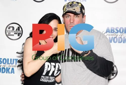 Octomom and Promoter at Pillow Fighting Press Conf