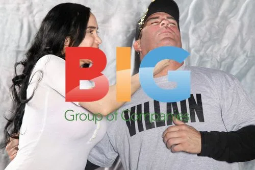 Octomom and Damon Feldman at Pillow Fighting Press Conference
