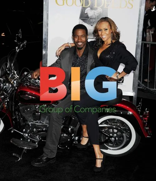 Kiki Haynes and Michael Jai White at Good Deeds Premiere