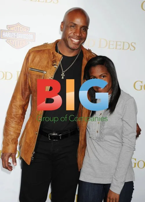 Barry Bonds and Aisha Lynn Bonds at Good Deeds Premiere