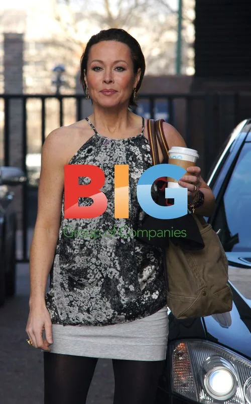 Amanda Mealing Spotted at ITV Studios