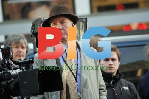 Irvine Welsh on filmset of FILTH