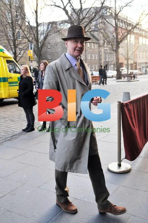 Irvine Welsh on film set of FILTH