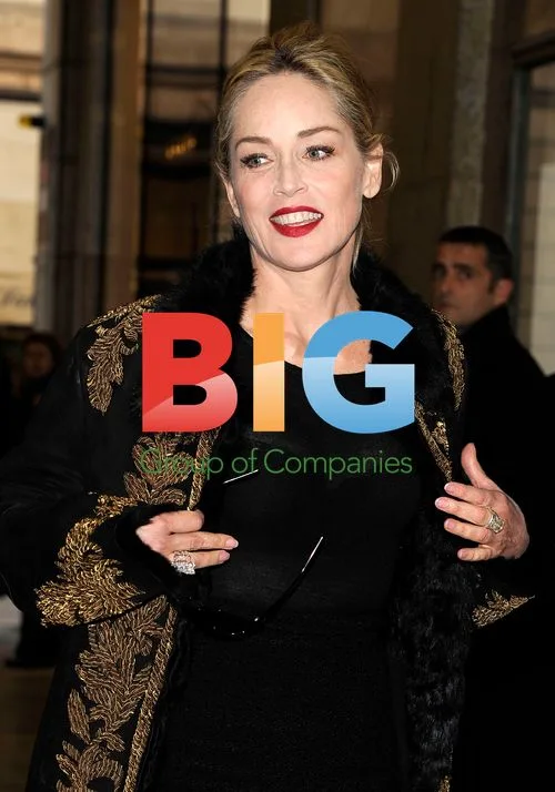 Sharon Stone Shopping in Milan