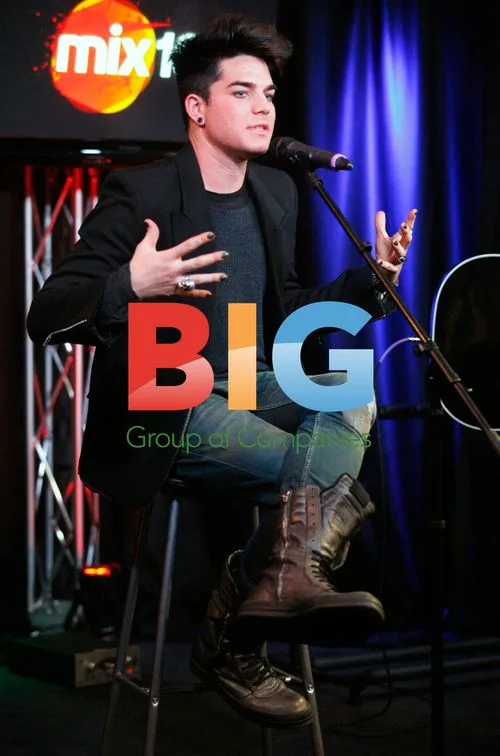 Adam Lambert Visits Q 102 Theater