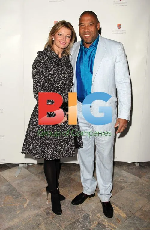John Barnes and Wife at Peckforton Castle Re-Launch