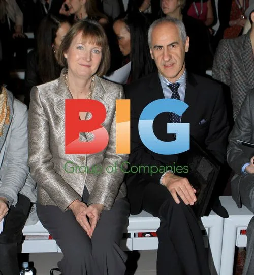 Harriet Harman at London Fashion Week 2012