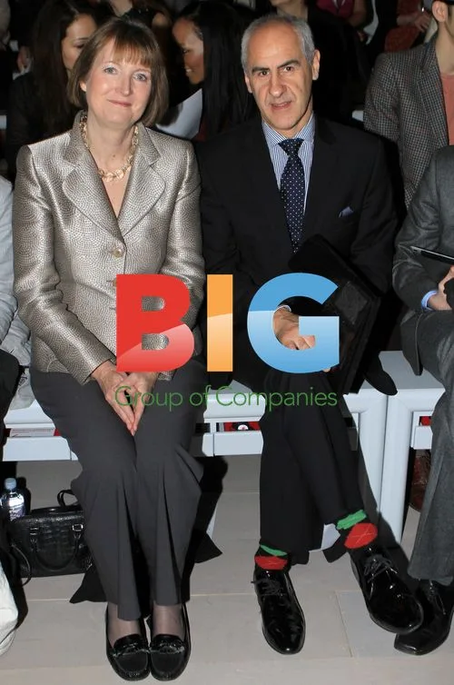Harriet Harman at London Fashion Week 2012