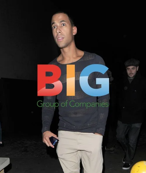 Marvin Humes Leaving Nightclub