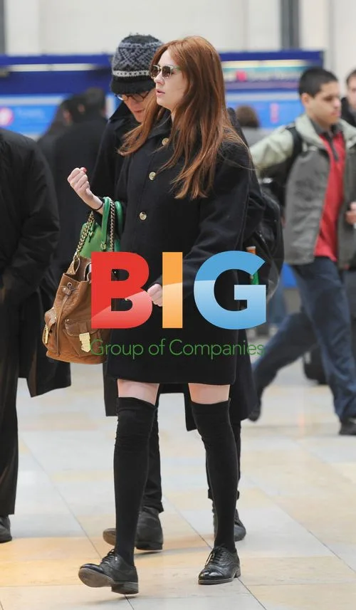 Matt Smith and Karen Gillan at London Station