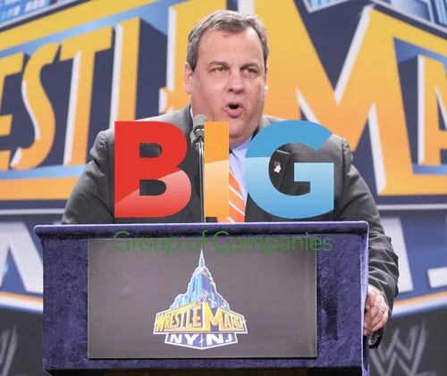 Chris Christie at Wrestlemania 29 Press Conference