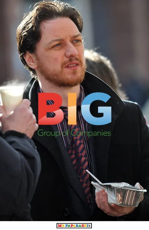 James McAvoy and Joanne Froggatt on 'Filth' set