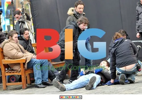 James McAvoy and Joanne Froggatt on Filth set