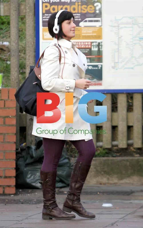 Natalie Cassidy Listening to Music