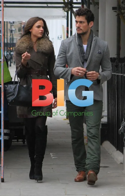 David Gandy and New Girlfriend in London