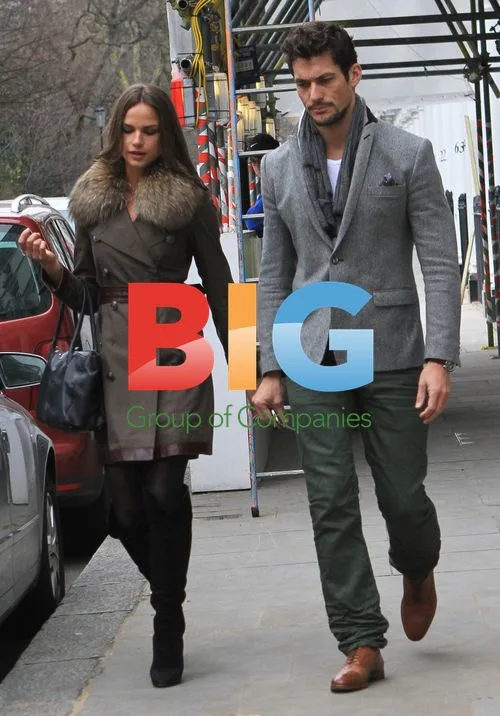 David Gandy with possible new girlfriend in London